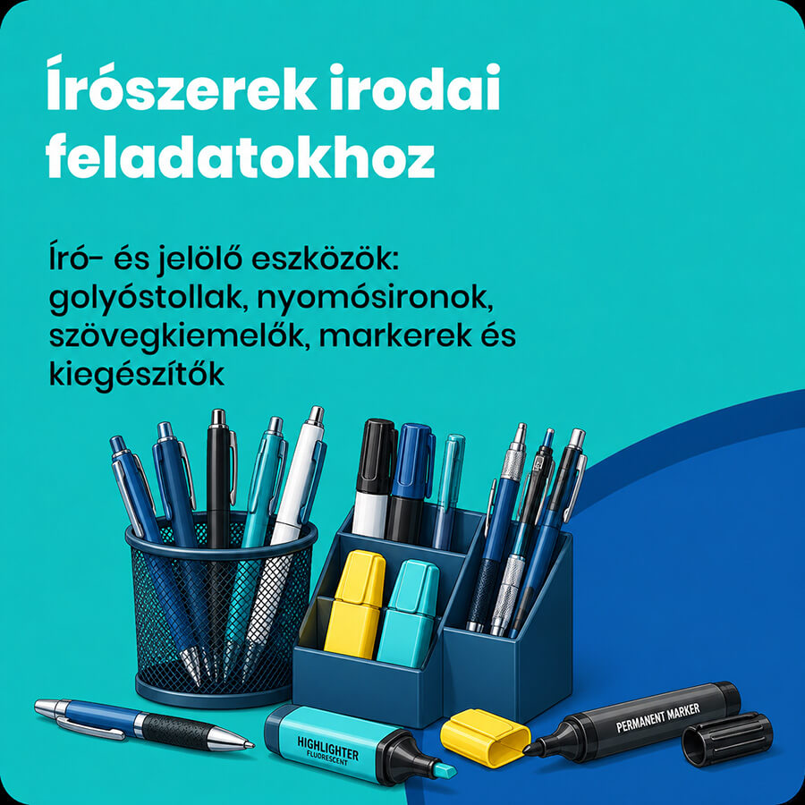 Írószerek irodai feladatokhoz