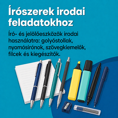 Írószerek irodai feladatokhoz