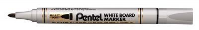 Táblamarker, 2 mm, kúpos hegy, PENTEL, fekete